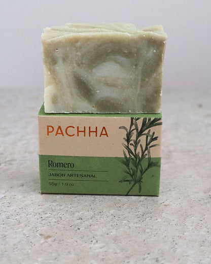 Jabón facial de romero natural de 55 gramos Pachha