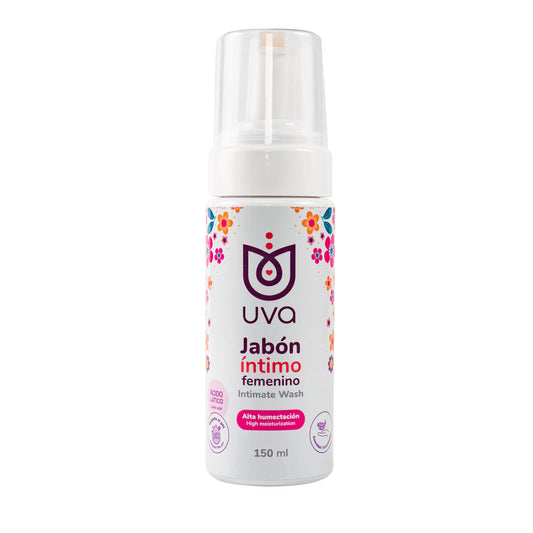 Jabón íntimo Uva en espuma 150 ml con dispensador