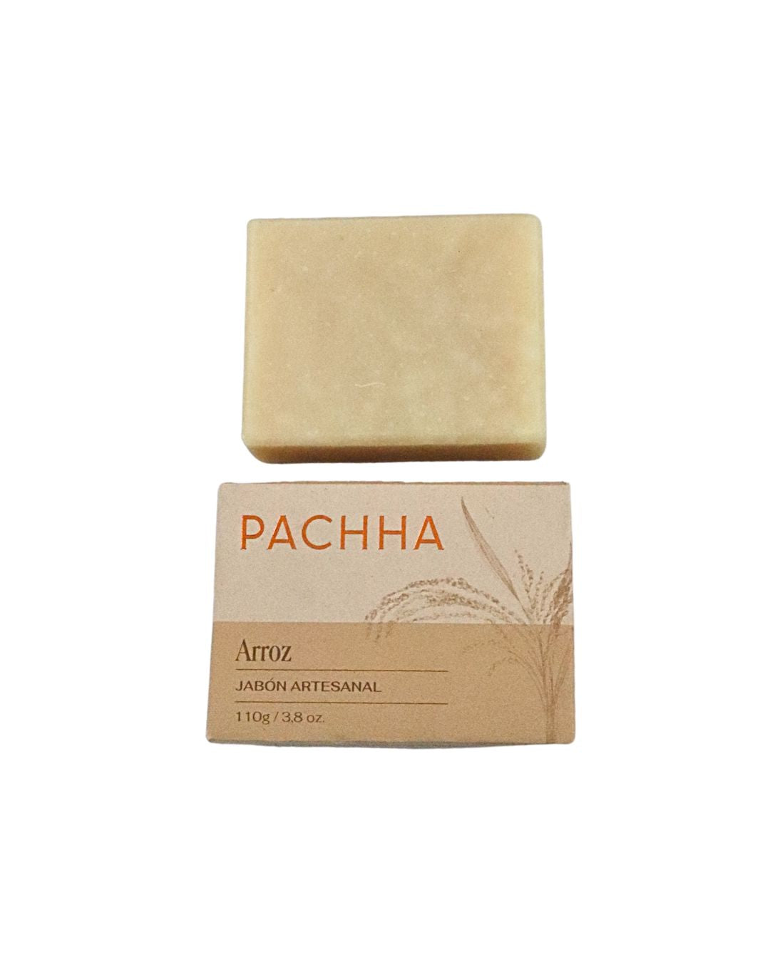 Jabón de arroz aclarante Pachha disponible en Teraviva Colombia
