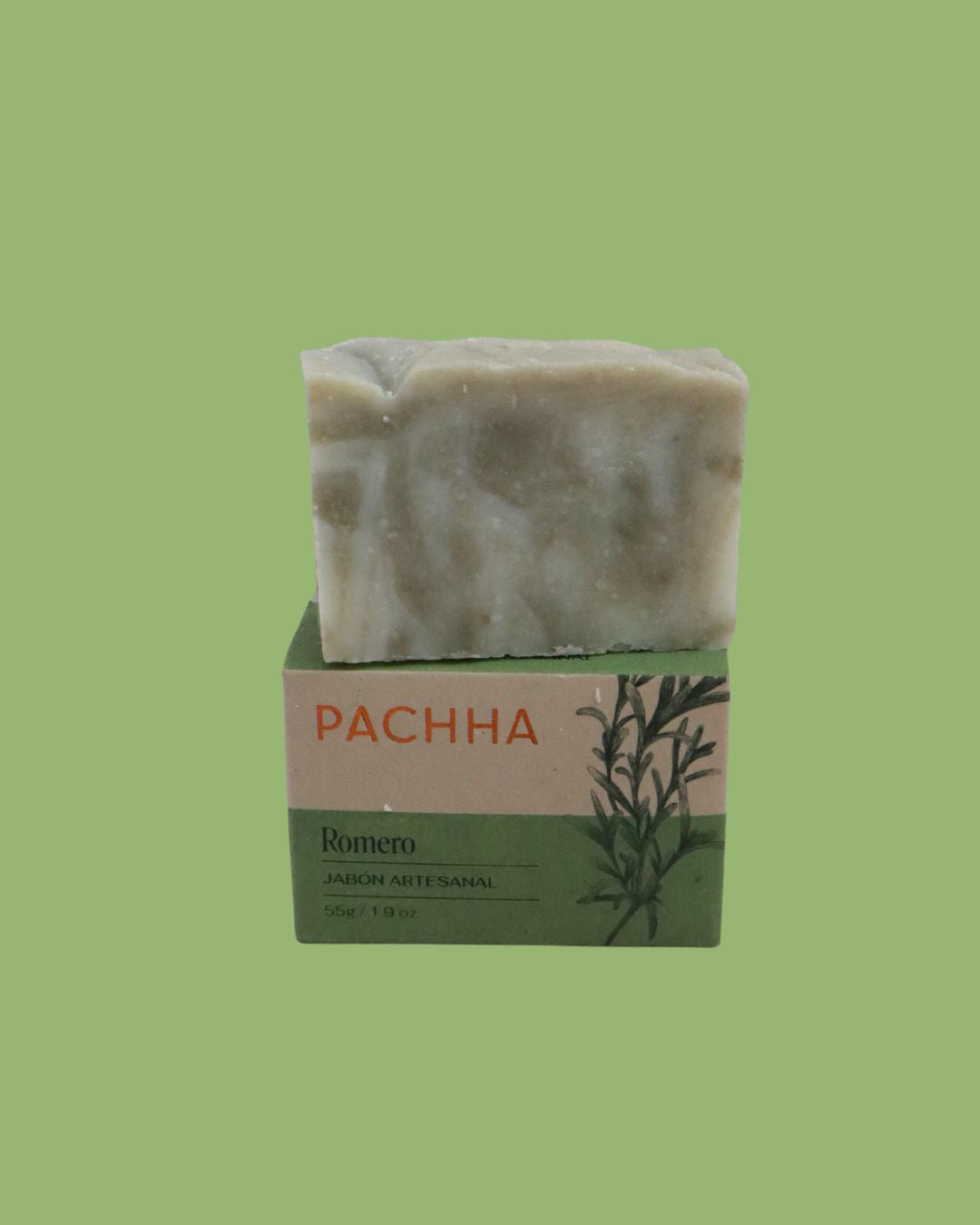 Jabón facial de romero para el rostro, ingredientes naturales