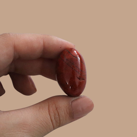 Jaspe rojo piedra natural, energía y anclaje a tierra