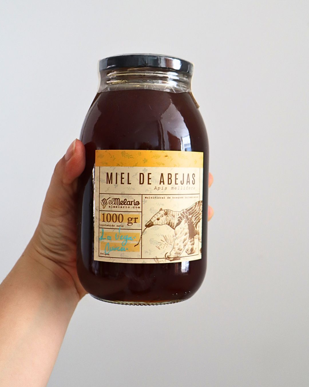 Miel de abejas pura El Melario presentación de un kilo