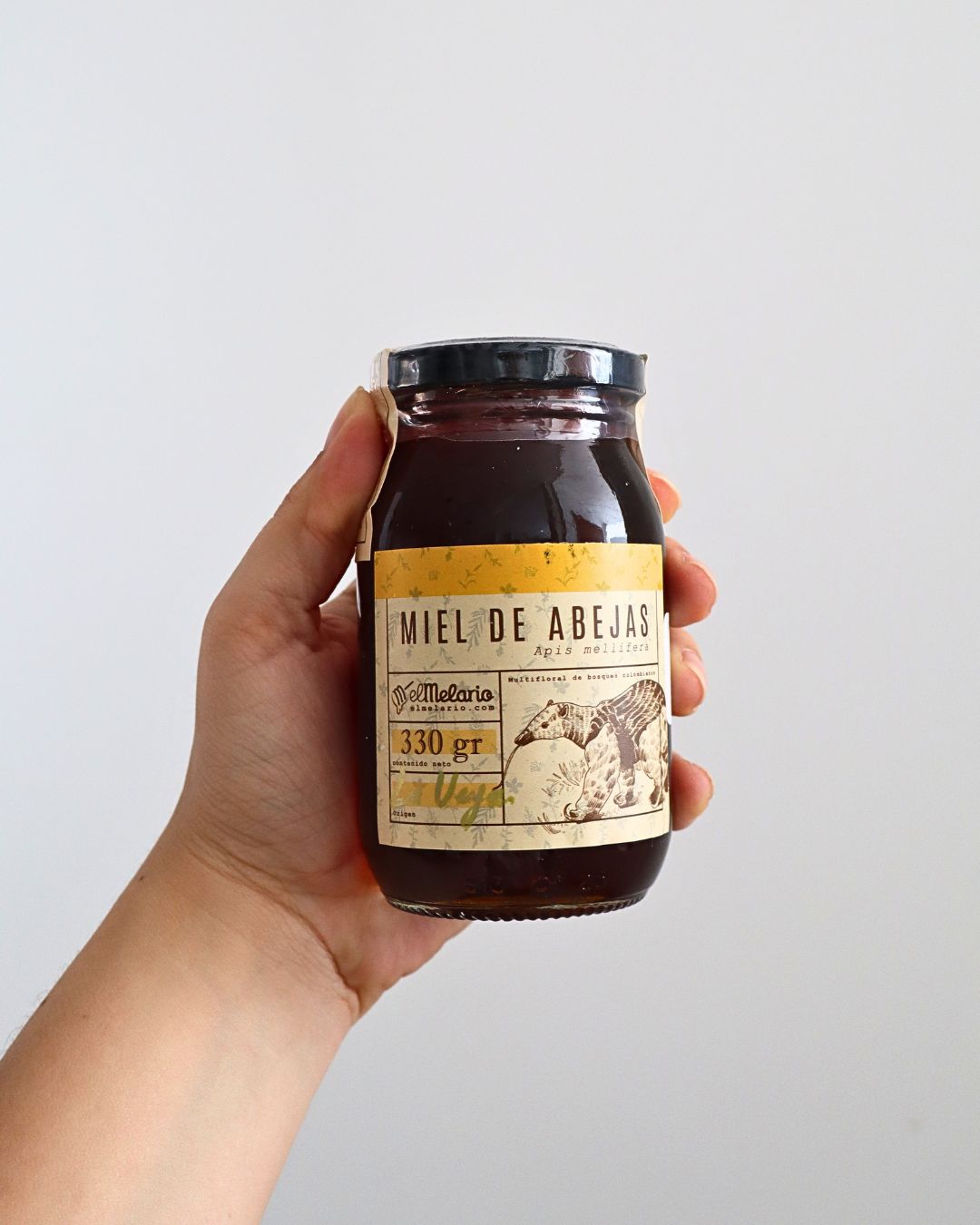 Miel pura El Melario frasco de 330 gramos