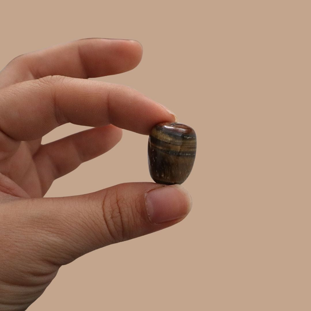 Piedra Ojo de tigre pulida, pieza única número 10 - Teraviva