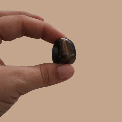 Piedra Ojo de tigre pulida, pieza única número 15 - Teraviva