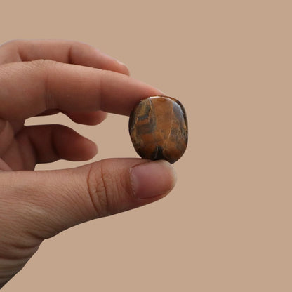 Piedra Ojo de tigre pulida, pieza única número 8 - Teraviva