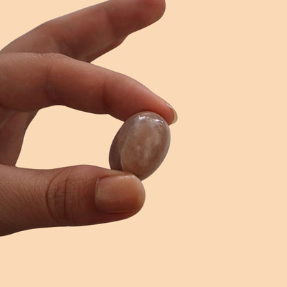 Piedra luna durazno