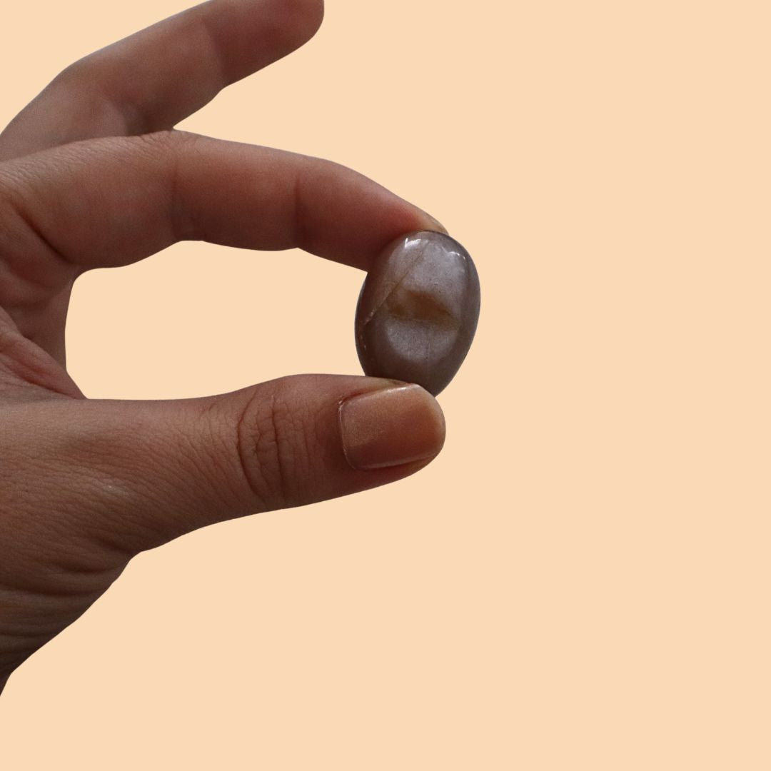 Piedra luna durazno