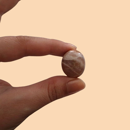 Piedra luna durazno