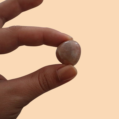 Piedra luna durazno