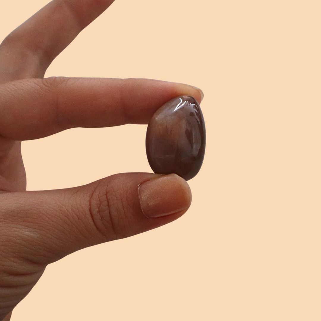 Piedra luna durazno