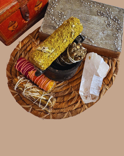 limpieza energetica con ruda y salvia