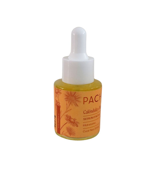 Frasco del serum de caléndula y manzanilla Pachha