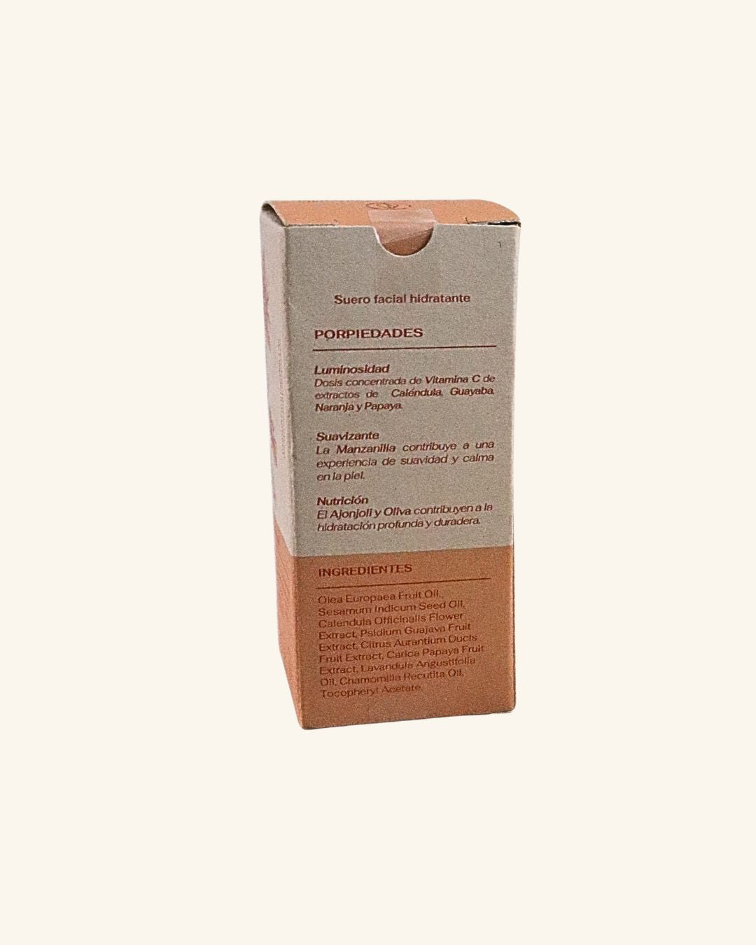 Caja del serum hidratante Pachha de caléndula y manzanilla