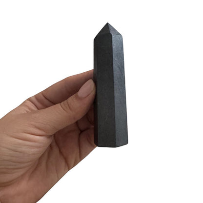 Shungita torre en punta