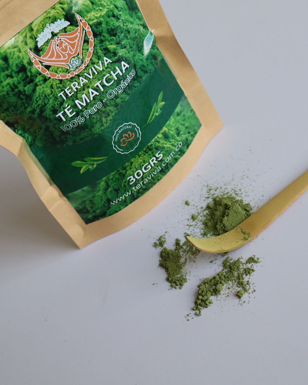 Té matcha japonés orgánico primera cosecha - Teraviva Colombia