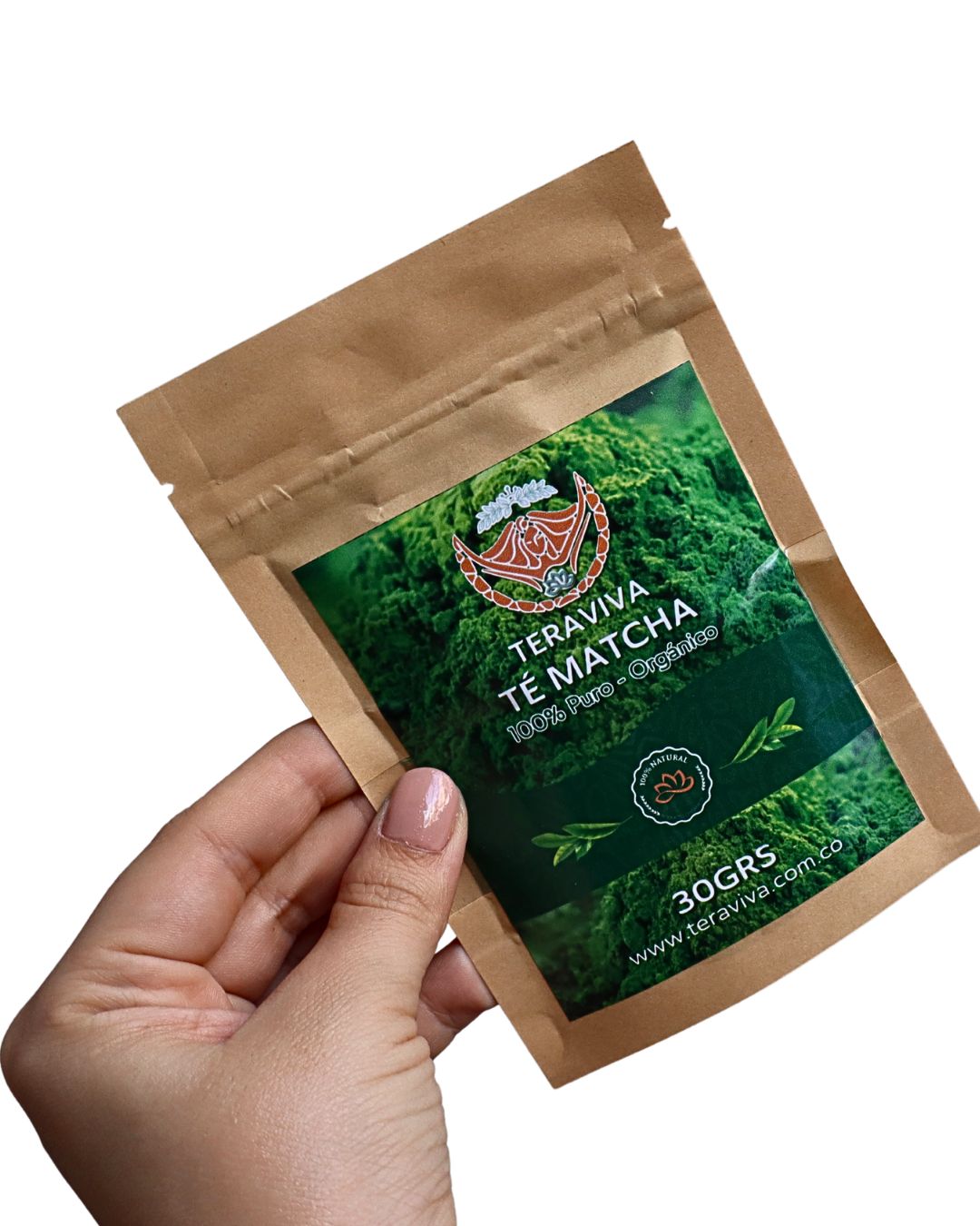 Té matcha japonés orgánico 30 gramos - Teraviva Colombia