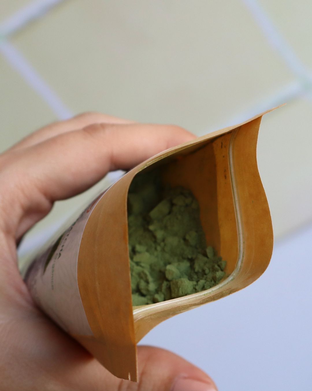 Té matcha de primera cosecha en empaque kraft - Teraviva Colombia