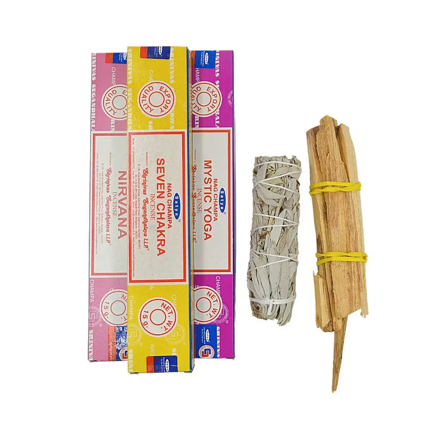 Combo Nag champa, salvia blanca y palo santo - Teraviva