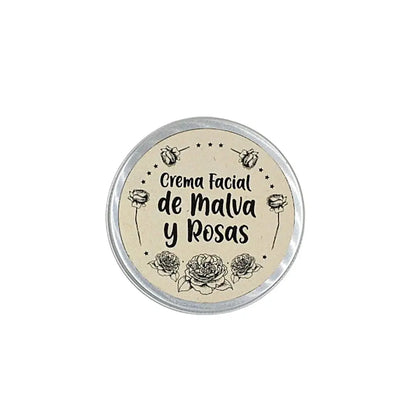 Crema facial de Malva y Rosas - Teraviva