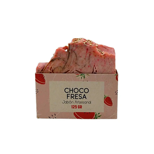 Jabon Artesanal Chocolate y Fresa - Teraviva