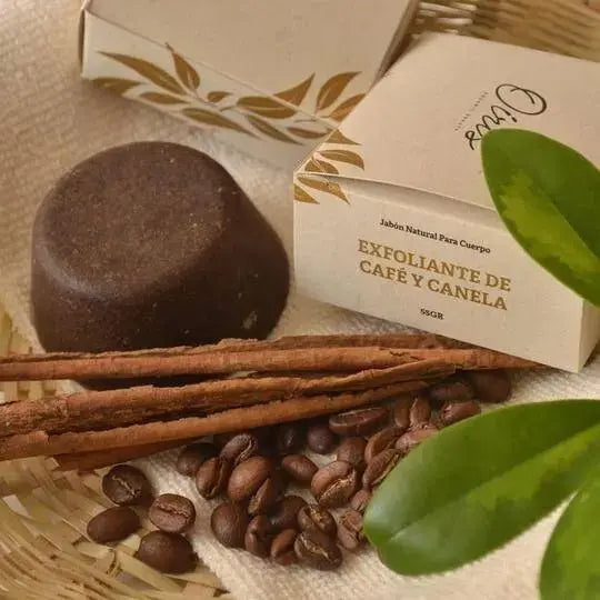 Jabón Exfoliante sólido de Café y Canela – Oiris - Teraviva