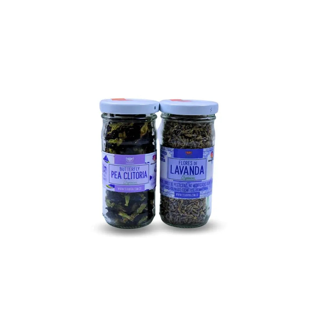 Lavanda flor y Pea clitoria - Teraviva