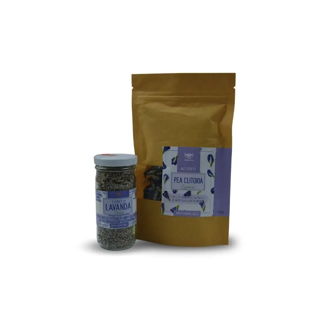 Lavanda flor y Pea clitoria - Teraviva