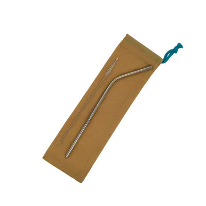 Pitillos ecológicos en acero inoxidable, reutilizables - Teraviva